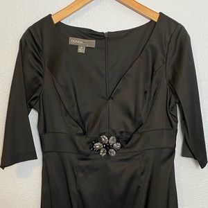 Donna Ricco black cocktail dress size 8P